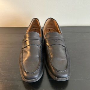Men’s Clark’s all leather loafers Black